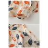 Dimanaf 2025 Casual Blouse Women Long Sleeve Linen Vintage Blouses Shirts Thin Tops Tees Loose Floral Tees
