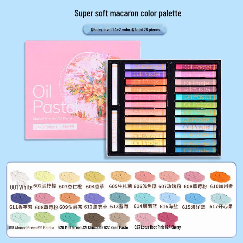 Xin San Cai Super Soft Oil Pastels: Full DIY Set for Art Students with Rich Colors