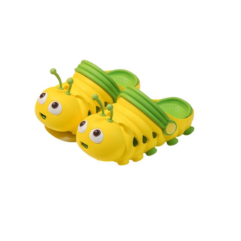 

Милые детские сандалии-гусеницы, мягкая удобная обувь для малышей, нескользящие пляжные аква-шлепанцы 180 Foot Length=17cm