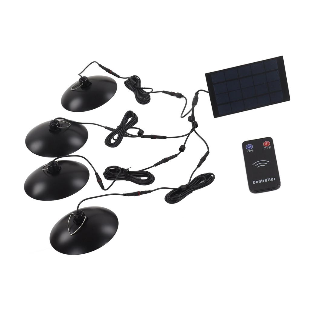 LED Solar Light High Brightness IP65 Waterproof Infrared Remote Control Solar Ceiling Lamp for