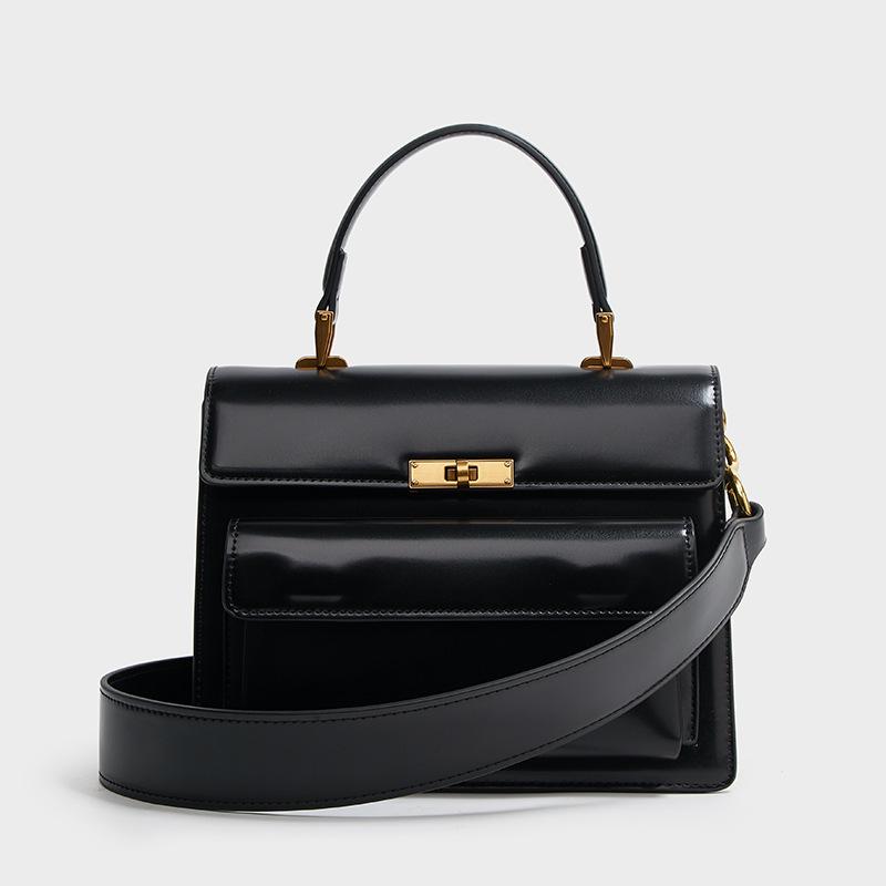 2025 Spring/Summer Versatile Handbag: Stylish Wide Strap, High-End Women's Crossbody & Shoulder Square Bag