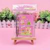 Creative Flip Top Sticker Book Anti Wrinkle Spirals Binding Stickers Collecting Book For Elementary Pupils Sticker Album