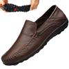 Broken Size Casual Leather Shoes Soft Soles Lazy Doudou Shoes Youth Tide