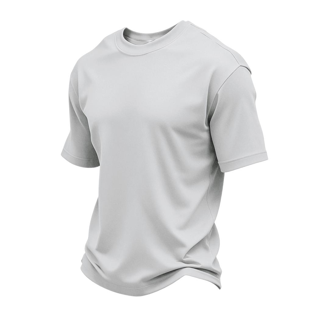 Men's Casual Round Neck Lightweight Breathable Short-Sleeve Top
