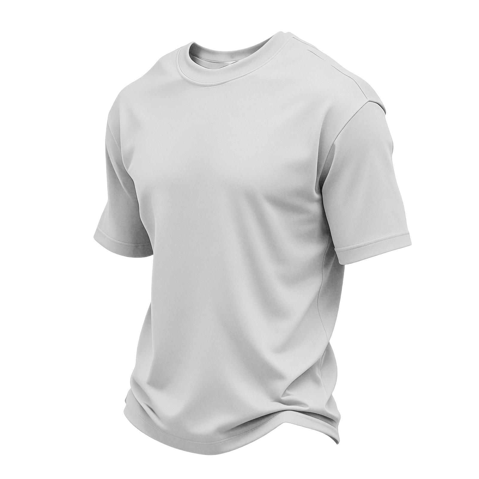 Men s Casual Round Neck Lightweight Breathable Short-Sleeve Top S