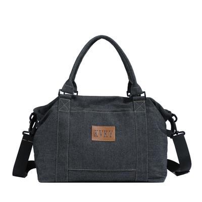 Tendenza Street Borsa Monospalla a Tracolla Grande Capacità Casual Portatile Borsa da Viaggio Borsa in Denim da Donna