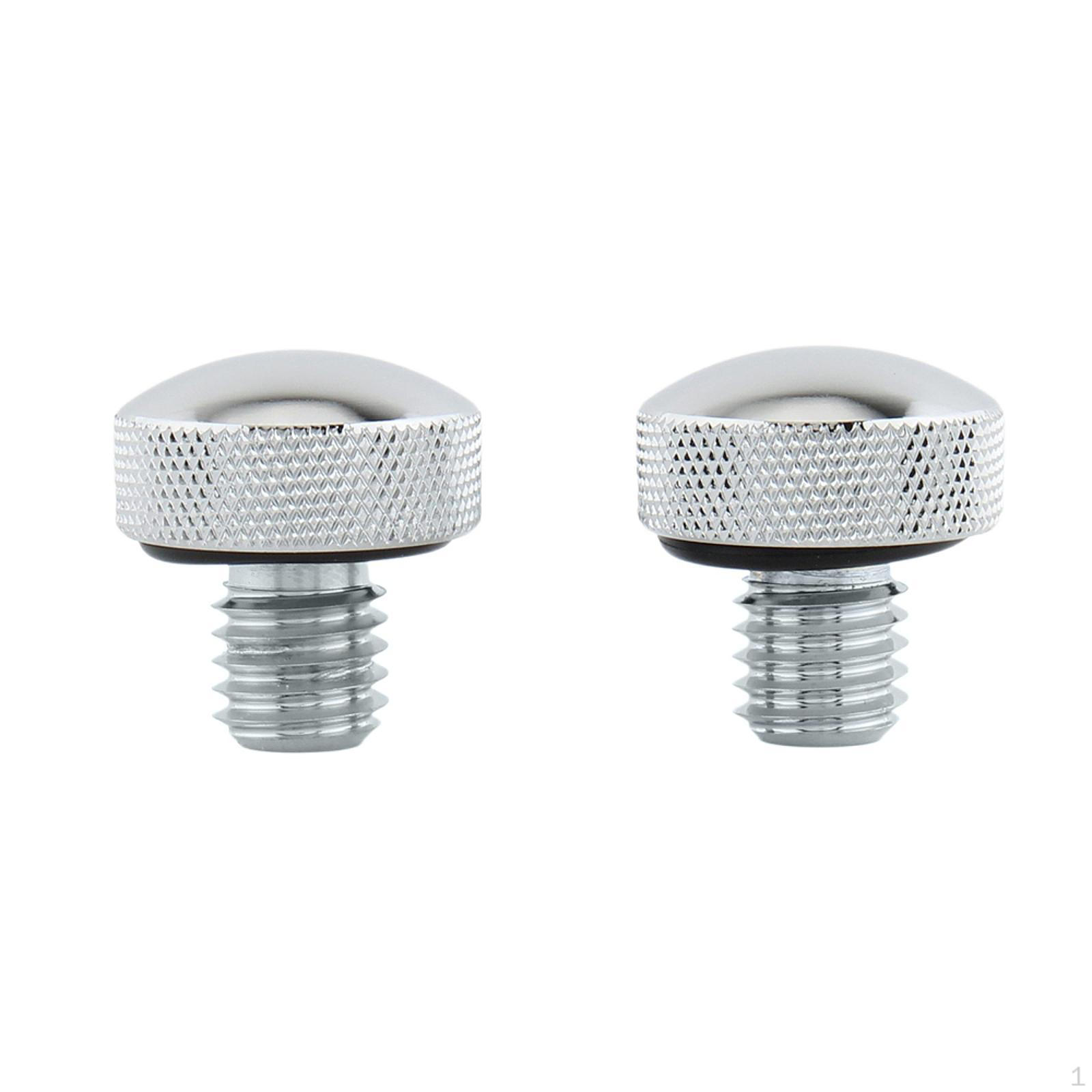 

1 Pair Motorcycle Repair Seat Bolts Screw Accessories for () - Flstf, Injected Flstf-i серебряный