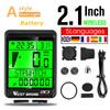 WEST BIKING 5 Sprachen Kabellos Wasserdicht Multifunktionaler Fahrradcomputer Cycling MTB Kilometerzähler Rennrad Stoppuhr Tachometer