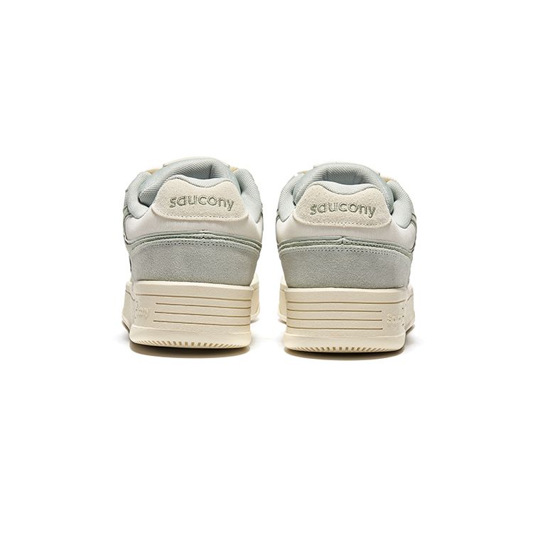 Saucony Chilltime Suede Round Toe Lace-Up Athletic Shock Absorbing Low-Top Casual Shoes Unisex sneakers Green S79045-5