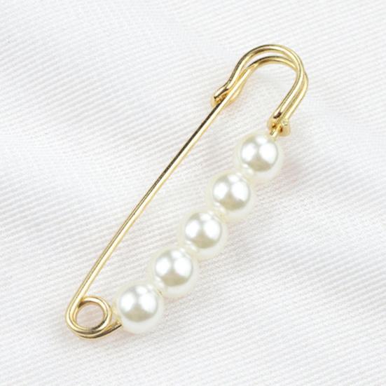 Bezpečnostní brož Jemné zpracování Prevence expozice Atraktivní Faux Pearl Women Safety