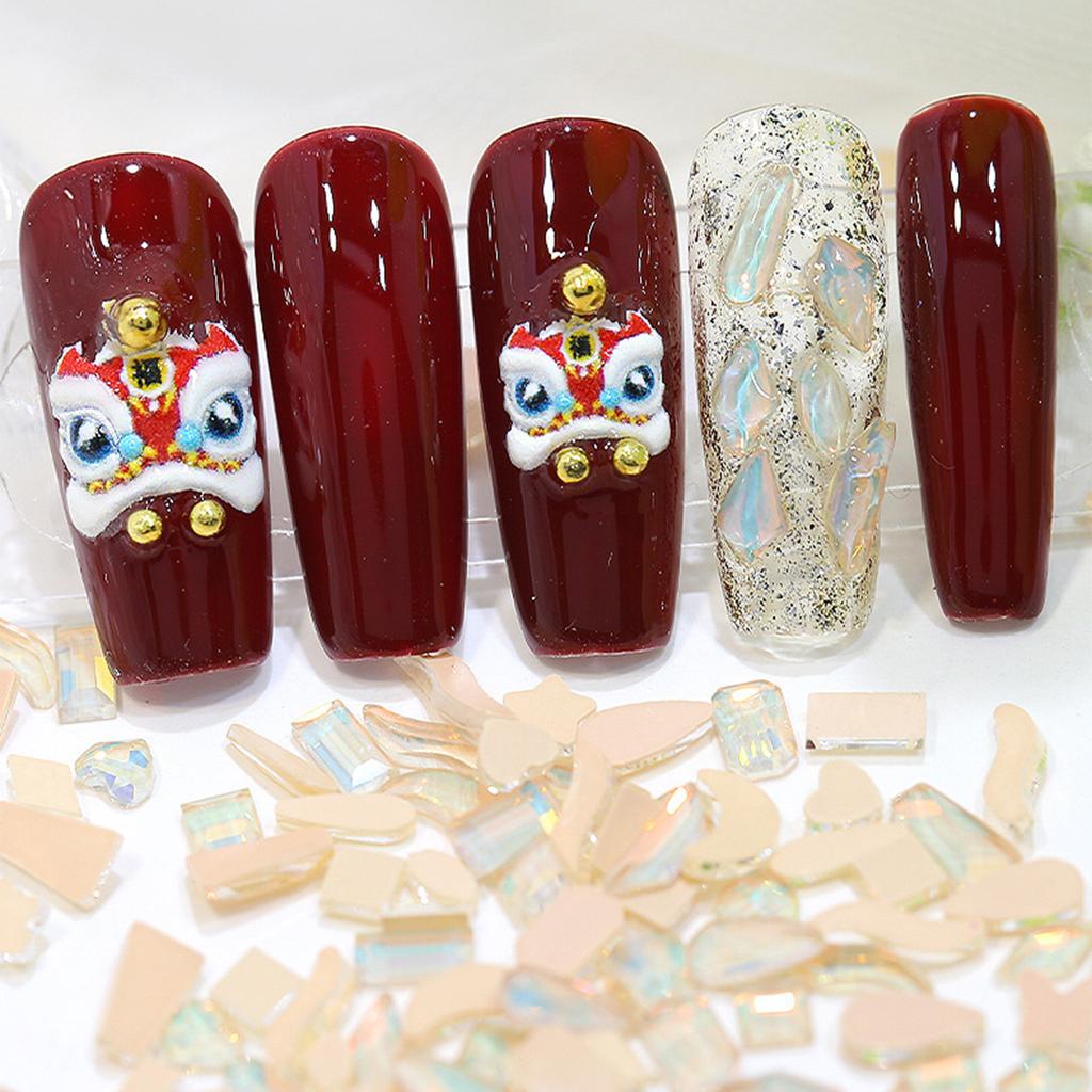 Shine Nail Rhinestones Horse Eye Rhinestones Flat Back Nail Gems for Diy Jewelry Crafts Nail Art Decorations Supplies