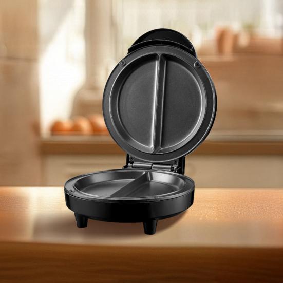 Dvouzónový elektrický výrobník omelet 1000 W Rychlé nahřívání Vařič vajec Nepřilnavá dvojitá pánev na omelety pro sendviče, palačinky, frittaty, lívance