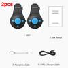 2025 New Motorcycle Summer Helmet Bluetooth Headset Waterproof Takeaway Headset Support Connecting 2 Phones Same Time