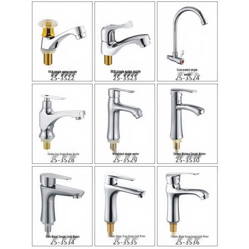 Rubinetto Monocomando Acqua Fredda in Acciaio Inossidabile Minxi