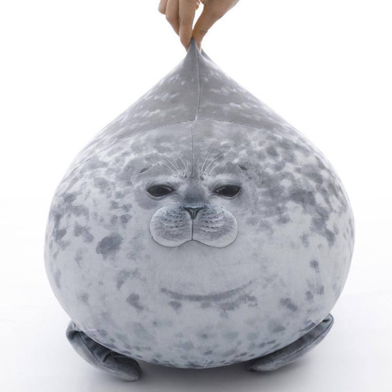 Osaka Ocean Aquarium Cute Soft Seal Plush Hug Pillow
