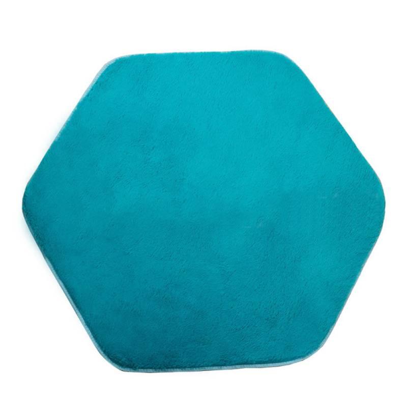 

Hexagonal Carpet Princess Castle Tent Mats With Velvet Mats Baby Crawling Mats озеро синий