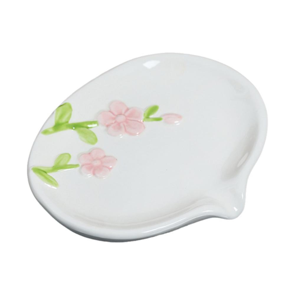 

Non Perforated Ceramic Soap Box Delicate Soap Dish Article Rack Soap Storage Tray Kitchen Style 4