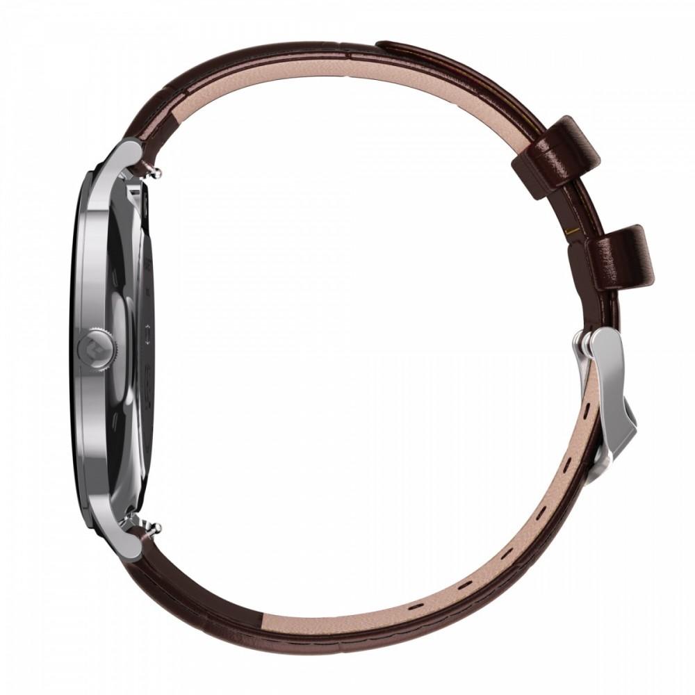 Smartwatch Quantum stalowy srebrny