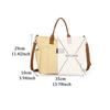 Portable Shopping Bag Casual Mommy Bag Solid Color Canvas Tote Bag  Outdoor