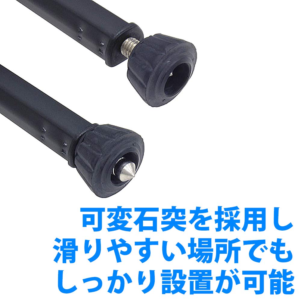 Velbon Monopod 4 Stage Lever Lock Leg Diameter Medium Size Head Sold Separately Base Diameter 39mm Aluminum Leg 407566 UP-400 26.8mm