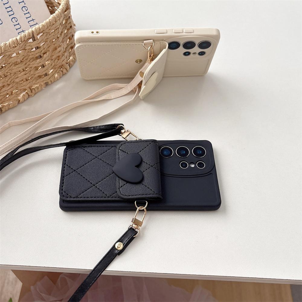 Crossbody Cute Wallet Card Holder Phone Case for Samsung S25 Ultra S24 S21 FE S23 S22 Plus A54 A55 A35 A25 A15 A06 A16 A56 A36