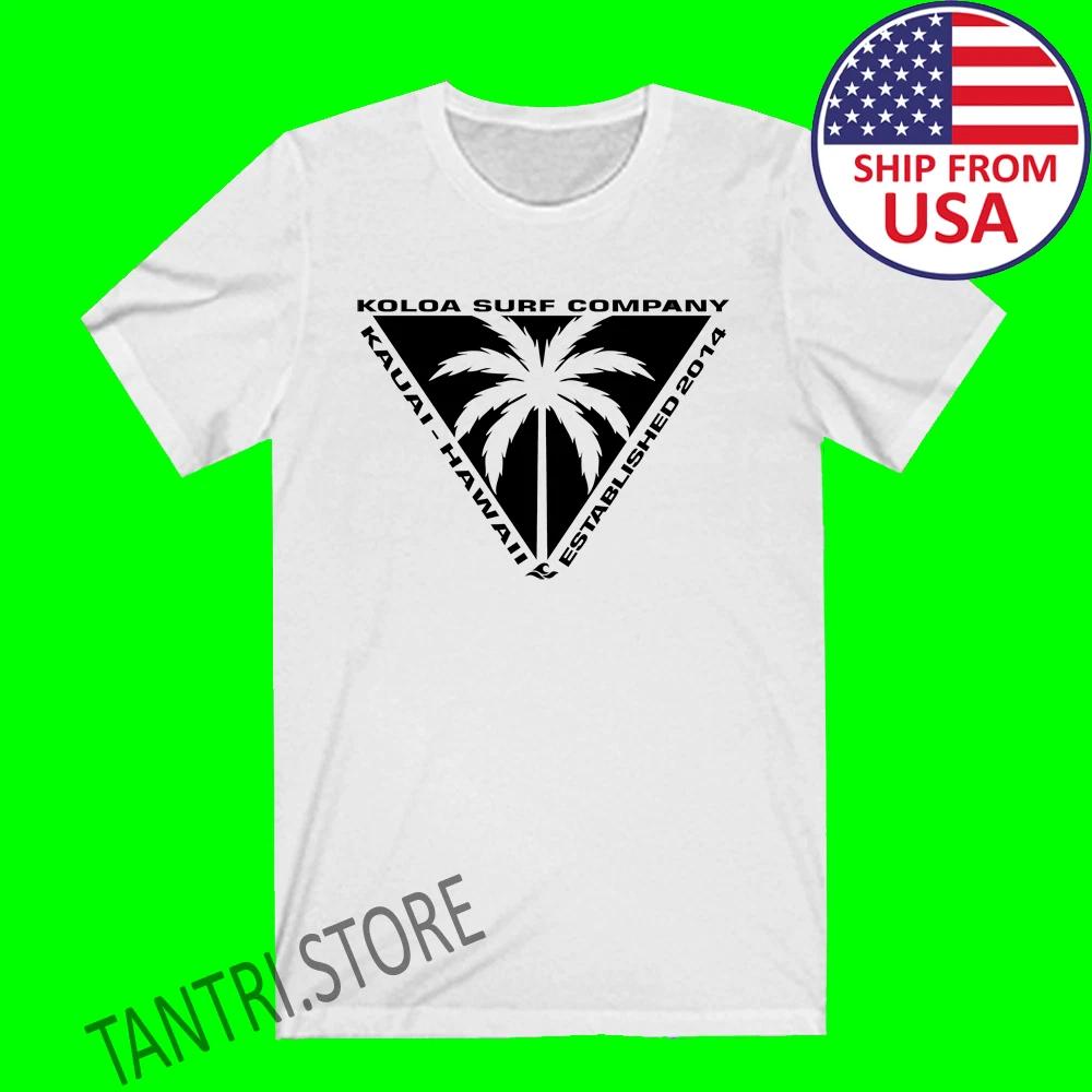 Koloa Surf Palm Men s White Size S to 3XL 2XL