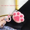 3D Cute Cartoon Cat Paw Earphone Case for Apple AirPods 1 2 Pro 3 2 Bluetooth Silicone Earphone Case for AirPods 4 3 Cover Cases Shell
