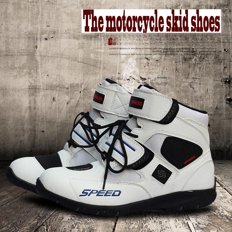 Motorcycle Riding Shoes, Men's and Women's Anti-drop Motorcycle Boots, Rider Boots, Winter and Summer All-season Racing Boots