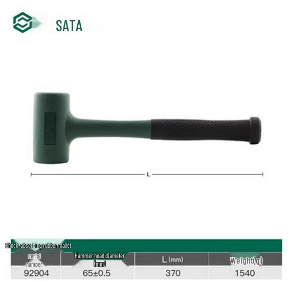 SATA Tools Anti-vibration Rubber Hammer - No Rebound (Models 92901-92904)