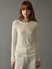 Nowood Wool Tencel Round Tee (Ivory)