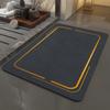 Modern Minimalist Silicone Diatom Mud Bathroom Door Mat With Water Absorption For Bathroom Comfort