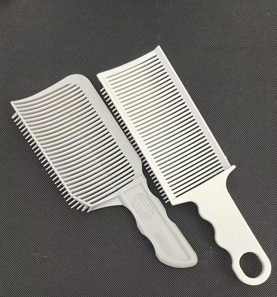 Haarkniptandenkam Professionele Barberscheerapparaat Blending Platte Bovenkant Haarkniptandenkam voor Mannen Fading Kam Salon Styling Tool