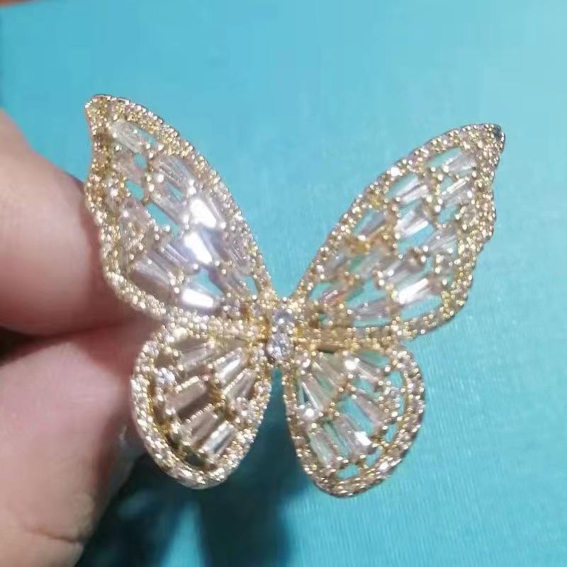 Hollowed-out Butterfly Ring, An Exaggerated Ring Design