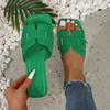 Luxury Summer Women Slippers Brand Designer Slides Women Trend Outdoor Flat Slippers Beach Sandals 2025 Big Size Shoes Woman