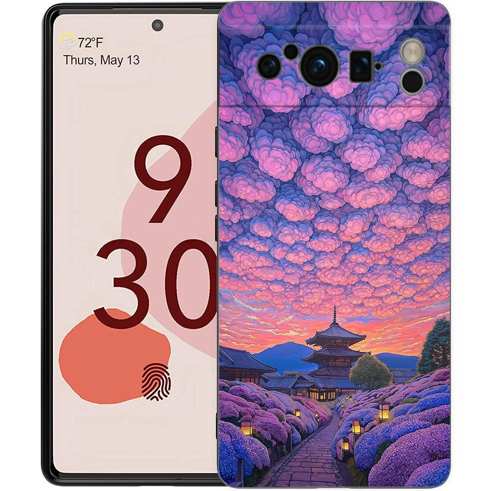 Landscape Japan Series Aestheticism Scenery Phone Case For Google Pixel 9 8 7 6 Pro XL 8A 6A 7A 5G Soft Shockproof TPU Cover