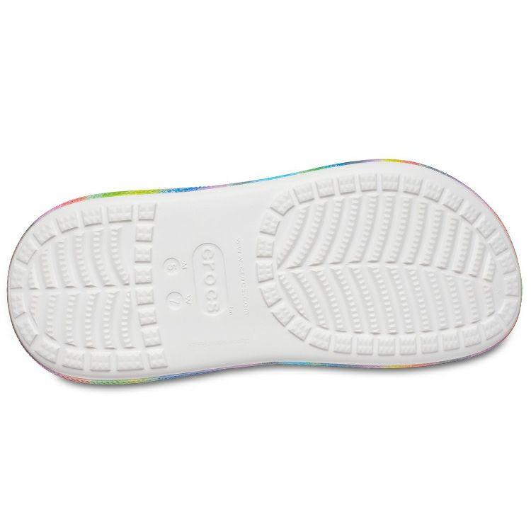 Crocs Classic Crush Clog Spray Dye Unisex Sneakers Black Multi 208057-0C4