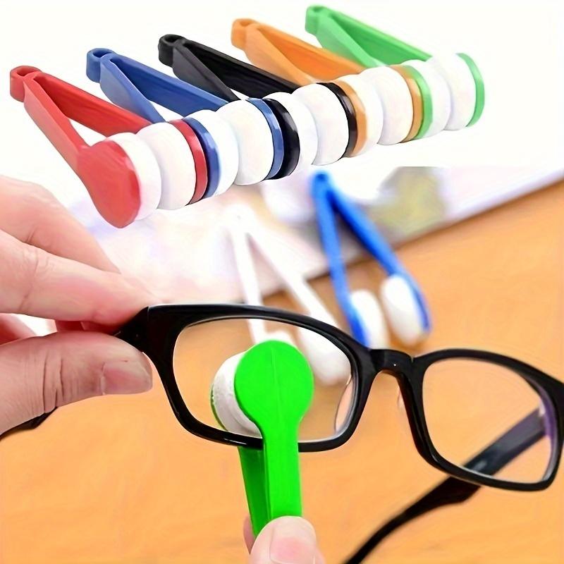 1/5pcs Portable Mini Glasses Cleaner Multifunctional Clean Brush Soft Sunglasses Microfiber Wipe Eyeglass Cleaner Tool Accessori