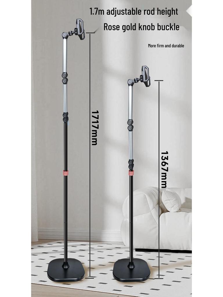 Foldable Multi-Axis Rotating Arm Stand for Mobile Phones and Tablets