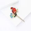 Multipurpose Fun Sophisticated Parrot Brooch Elegant Designs Portable Fashion Accessory for Performers Daily Outfit