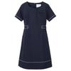 Anfamie Beauty Salon Uniform Dress, Stain-Resistant, Color-Coordinated Piping, Stretch, Anti-See-Through, Anti-Static, Water-Repellent, for Clinics, R