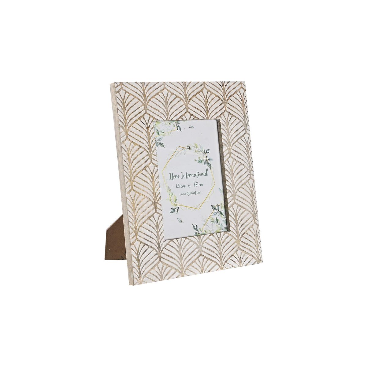 

Рамка для фото DKD Home Decor 22,5 x 2 x 28 см Стекло Коричневый Белый Дерево Манго Городской TU прозрачный