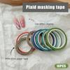 10 Rolls Professional Grade Masking Nail Art Tape Rolls Creative Striping Line Guide Tapes Diy Manicure Pattern Tools