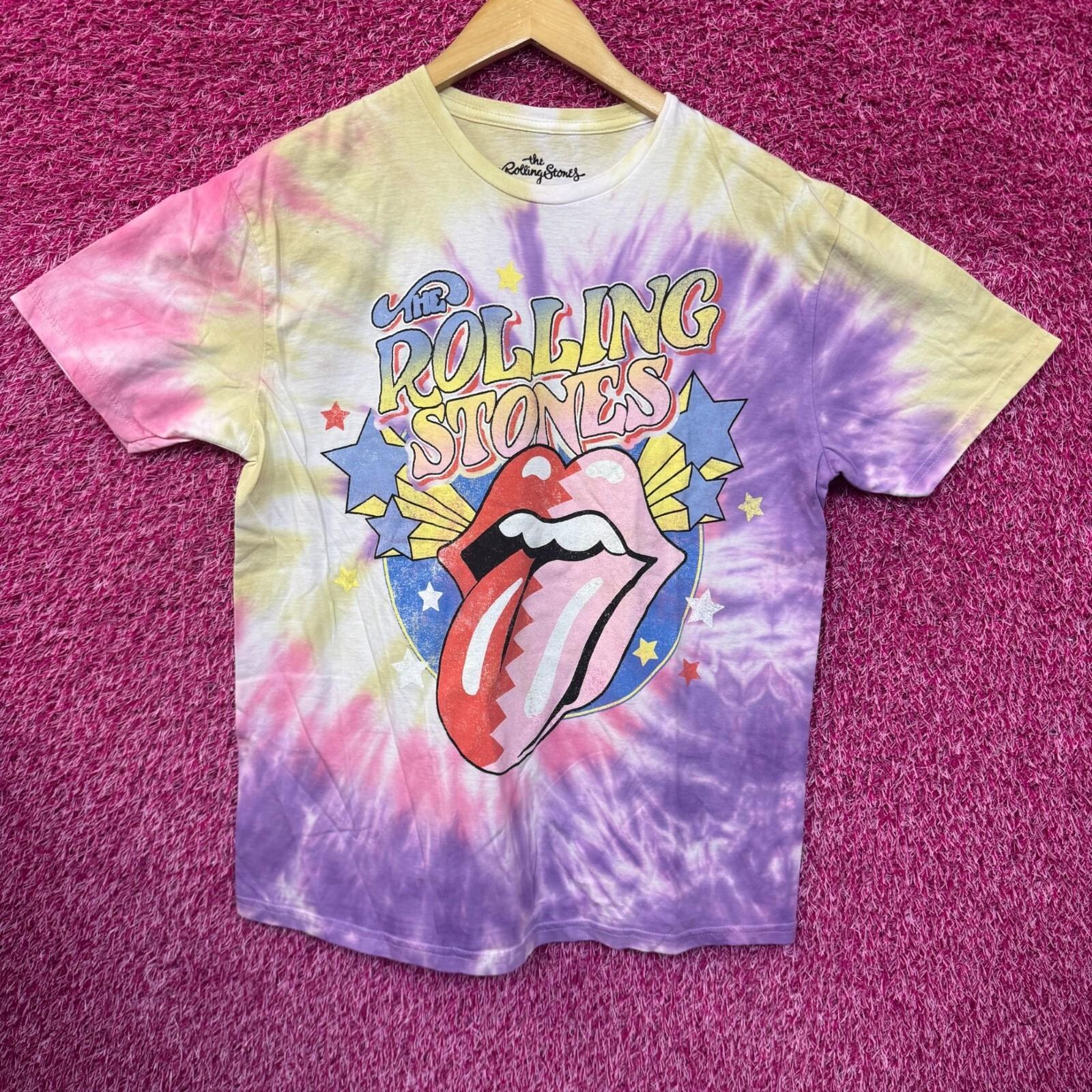 The Rolling Stones Circus Stars Hot Lips Rock Band Tie Dye M XXXXL