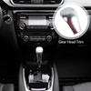 Gear Head Trim for Nissan X-trail XTrail T32 Rogue 2014-2020 Car Gear Head Shift Knob Cover Gear Shift Handle Ball Collars