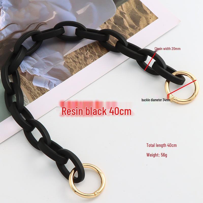 Acrylic Clip Aluminum Chain Crossbody Bag - Little Fragrance Style