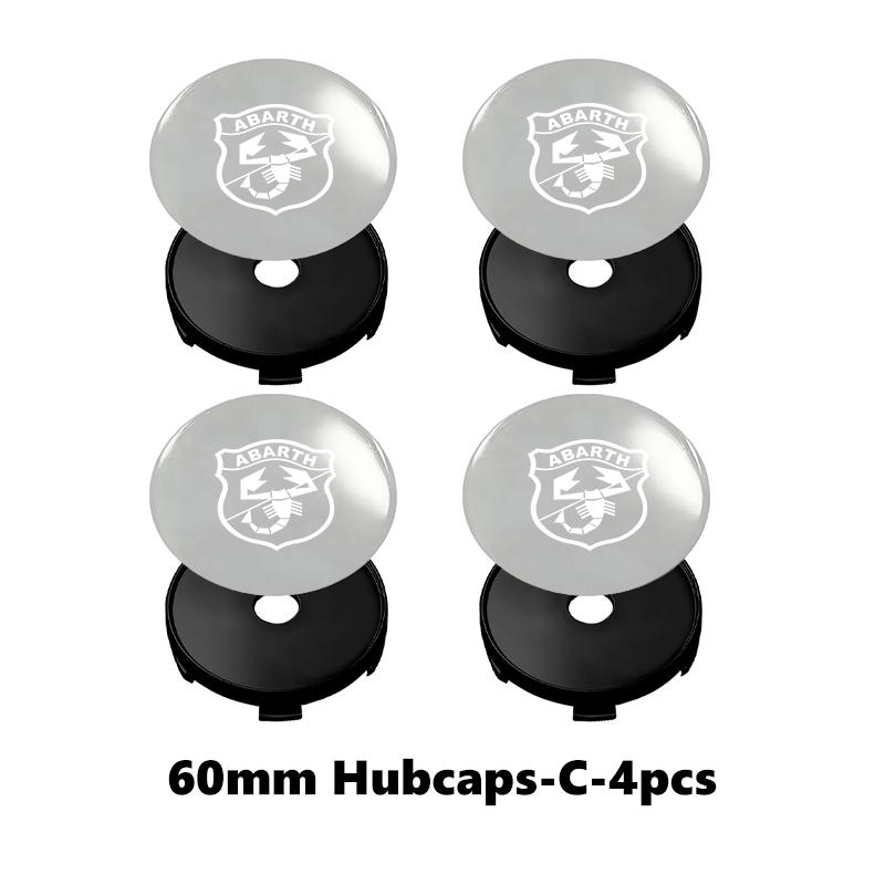 For Abarth Universal Car Wheel Center Hub Cap Auto Anti-Scratch Hub Protector FIAT 500 Tipo FR Panda Argo Freemont Bravo Punto
