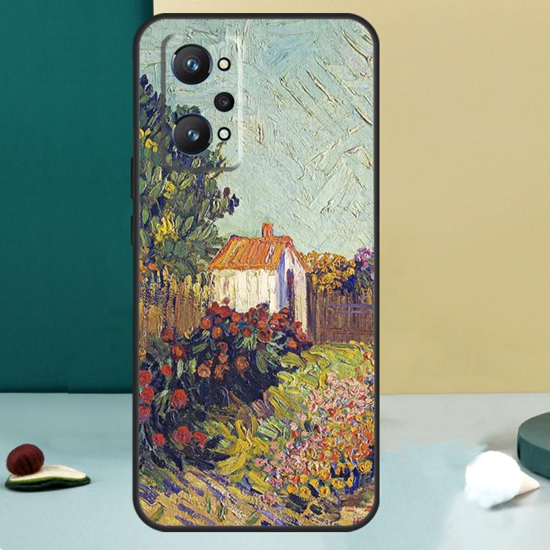 Van Gogh Ölgemälde Hülle für Realme GT 6T 5 6 GT 7 Pro C67 C75 C61 C55 C53 C51 C21Y C25S 10 11 12 13 14 Pro Plus
