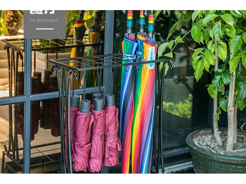 Large Capacity Umbrella Storage Rack for Hotel and Household Entrances