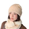 New Style Woolen Hat for Women In Autumn and Winter Warm Ear Protection Hat  Fashionable and Versatile  Face Showing Small Knitted Hat  Cold Eye Hat