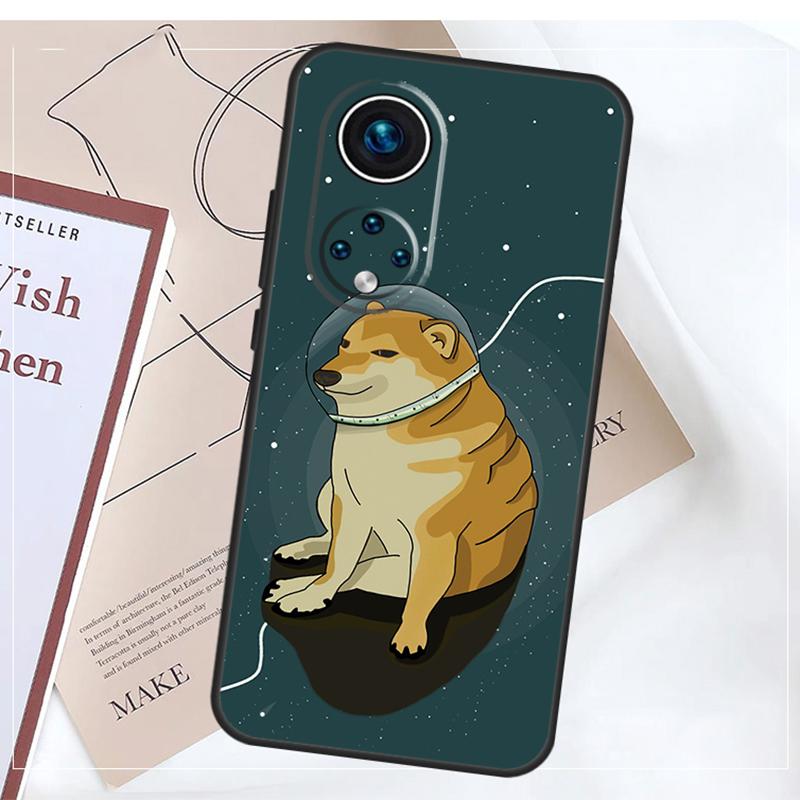 Funny Cheems Doge Case For Honor Magic 8 7 5 6 Pro X9a X9b X9c X9d X8b X8c Win RT 50 70 90 200 400 Pro Cover